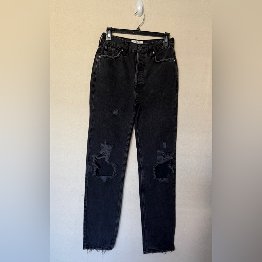 NWOT We the free! Charcoal Distressed Jeans.. Size 26 - Picture 4 of 14